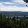 Overlooking top view of Rim Trail Loop.