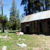 Abandoned cabins at Miller Meadows, one of the great parts of this ride.