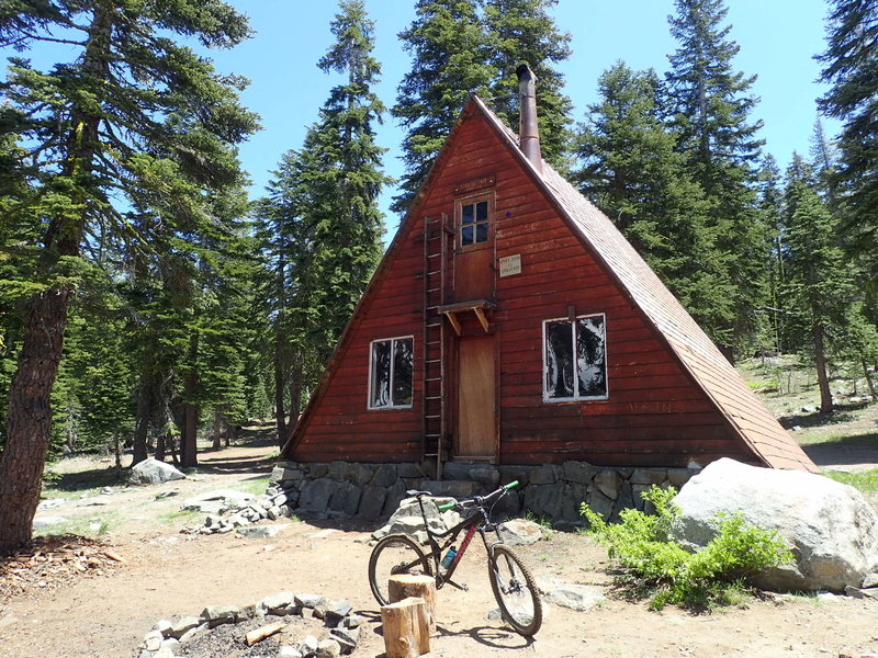 The Sierra Club Ludlow Hut - just past Richardson Lake.