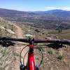 Vista overlooking beautiful Carson City, on the way back to Ash Canyon.