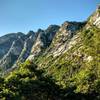 Spectacular granite cliffs surround this fun singletrack.