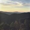 Evening view from the fire road.