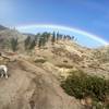 Rainbow over Vicee Canyon.