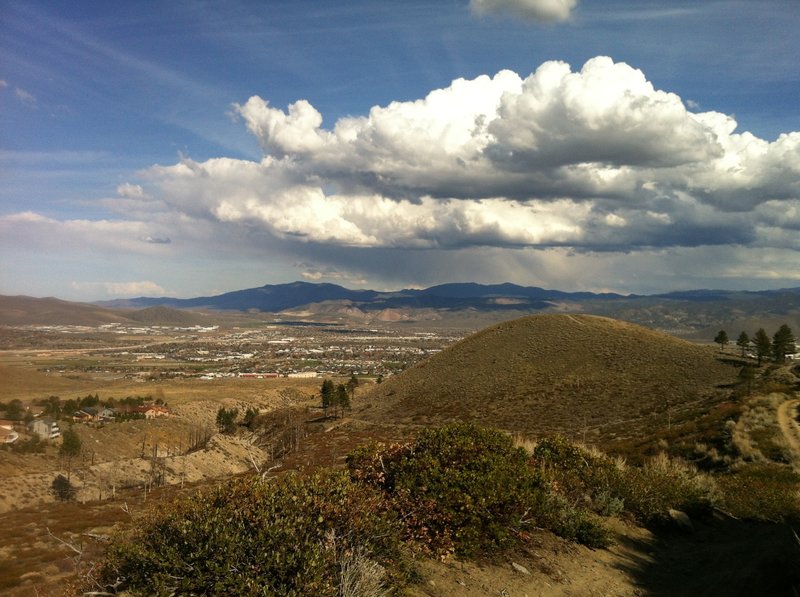 View of Carson City, NV from Vicee Canyon taken in 2014.