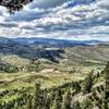 Looking out over Heil Valley.