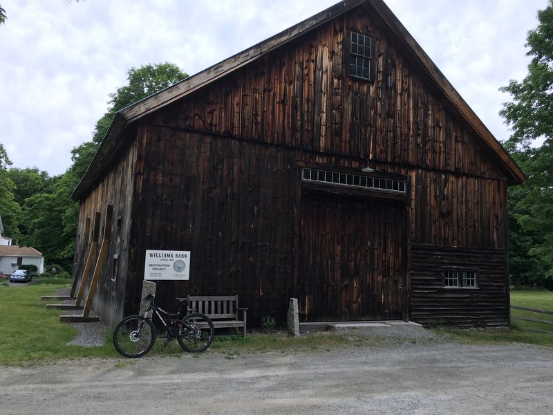 William's Barn, lots of well maintained smooth intermediate type trails. Plenty of parking available in barn parking lot.