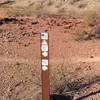 This is the fork in the road sign splitting the two trails. Stay left to hit Naked Man.