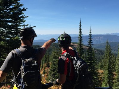 Peaks in every direction off the Montana Line Trail (#44).
