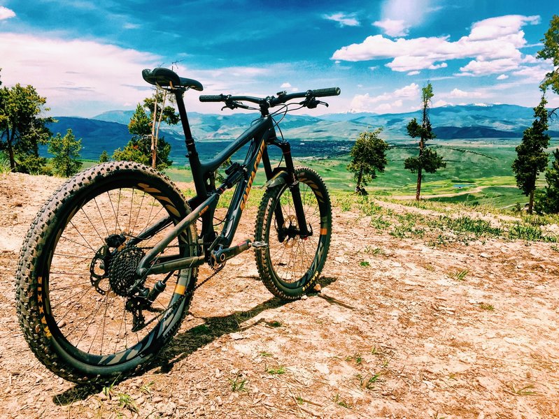 Great views of Granby Ranch after climbing up Natures Way Trail. It's an easy climb so don't worry about taking the lift.