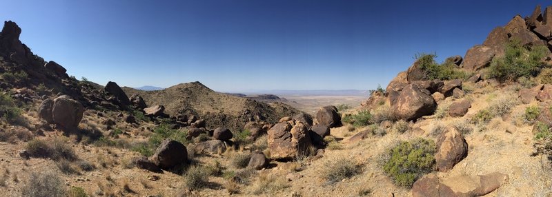 View at the end of Castle Rock.