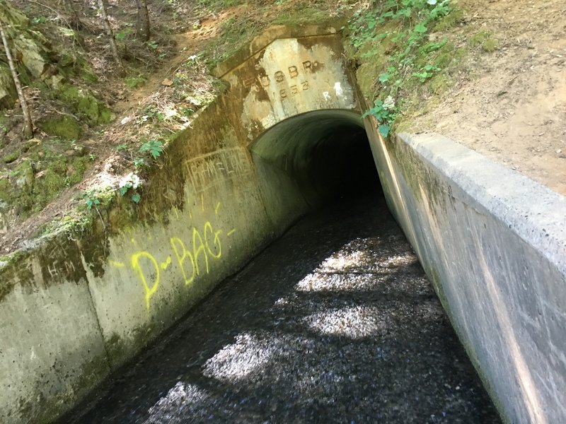 This is the tunnel at the top of the waterfalls.