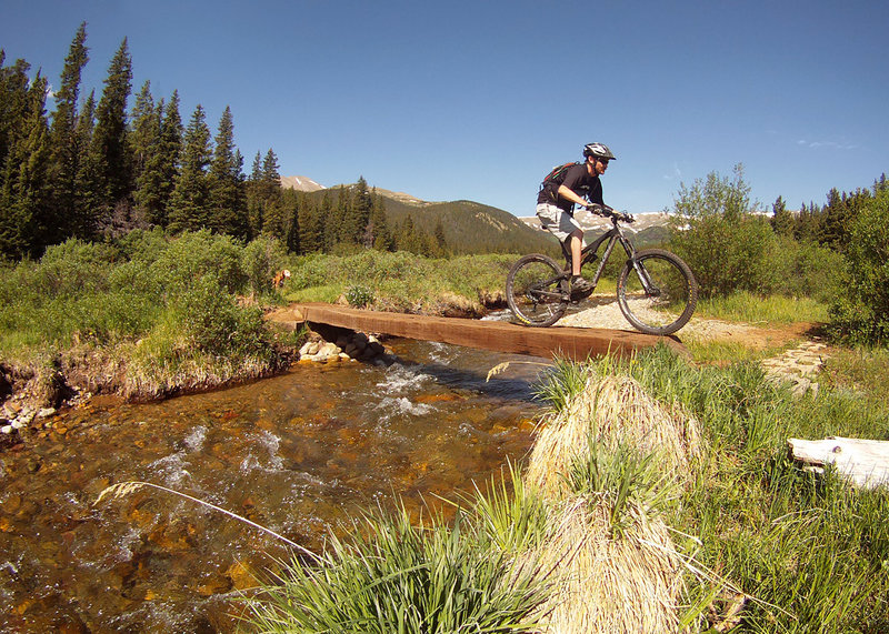 Crossing Tarryall Creek