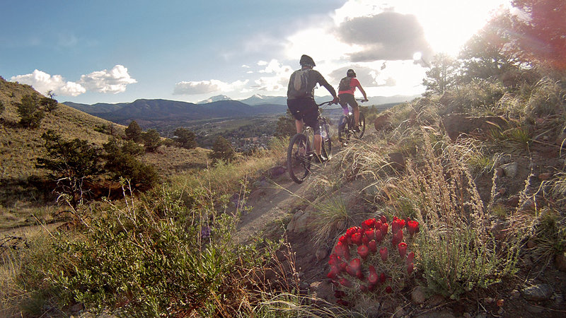 Fairly typical evening ride on S mountain in Salida