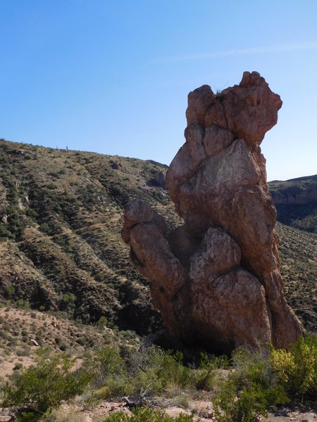 Trailside Landmark 1/2 way up from river