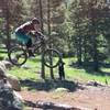 Fun booter on the Scraggy trail at Buffalo Creek