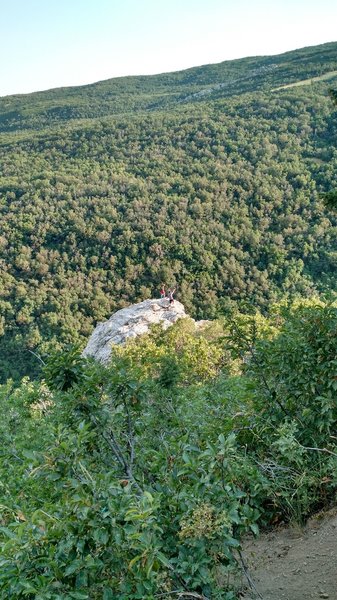 Looking down to Elephant Rock