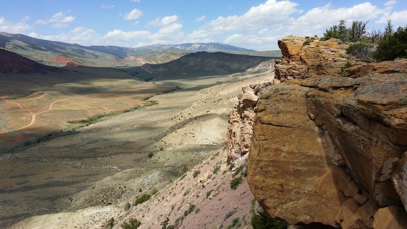 The views from the ridgeline are incredible.