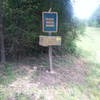 Duck Weed Basin trail entrance.