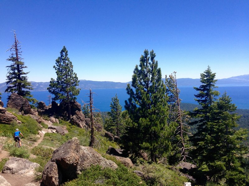 Big Blue and big blue sky on Watson Peak Trail