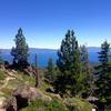 Big Blue and big blue sky on Watson Peak Trail