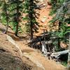 One of many creek crossings.