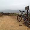 From the top of Night Hawk Trail where it meets the fire road. Views are great from here to the top.