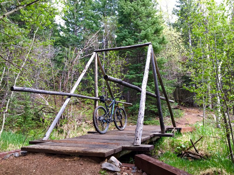 Pretty little bridge crossing.