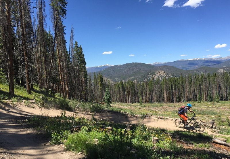 Shredding is easy when the trails are this good!