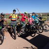 Group pic at the trailhead before our ride.