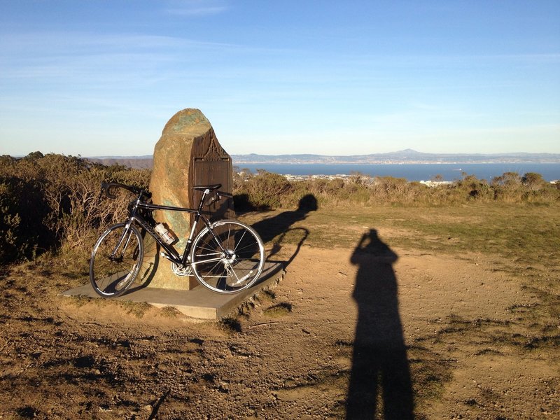 At the Portolà Discovery Site at the end of the Baquiano Trail.