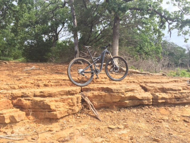 Many of the Rock Ledges on the east side of the trail.