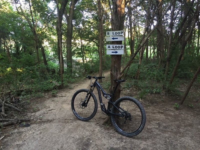 Boulder Park is well marked and some fun singletrack.