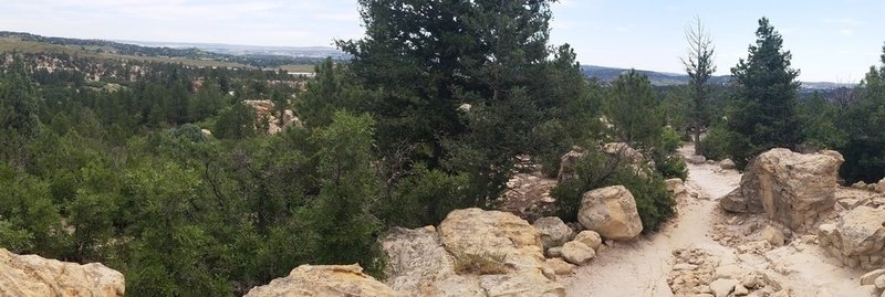 Panoramic view at the technical connector.