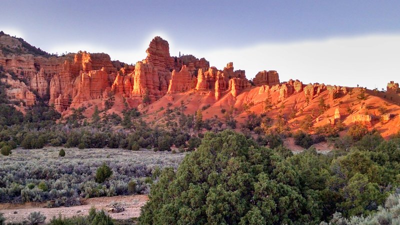 Entrance to Red Canyon; begin your Thunder Mountain adventure here!