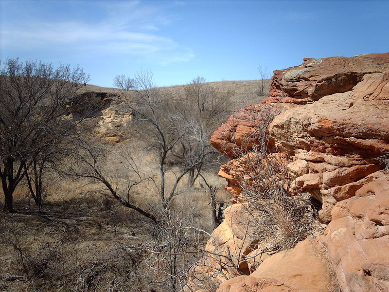 Dry season arroyo.