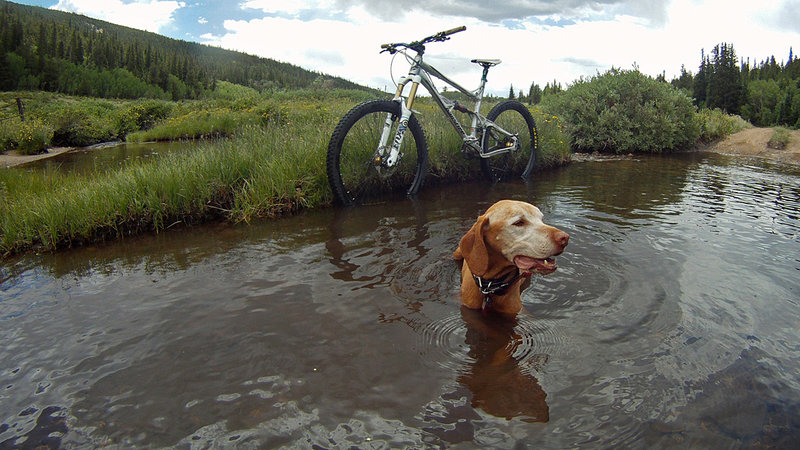 Cooling off.