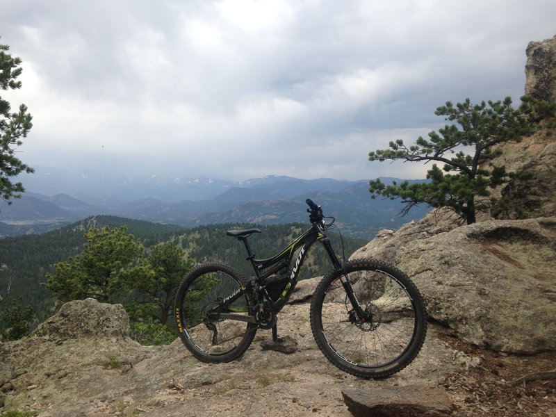 Summit view Crosier Mountain.