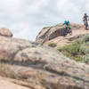 Another fun feature on Rattlesnake at Hartman Rocks.