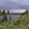 Summer thunderstorms over Navajo Lake.