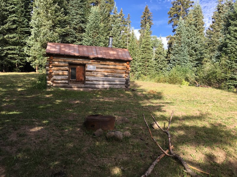 Warming hut at the top of Babbish Gulch.