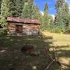 Warming hut at the top of Babbish Gulch.