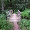 Bridge over the stream.