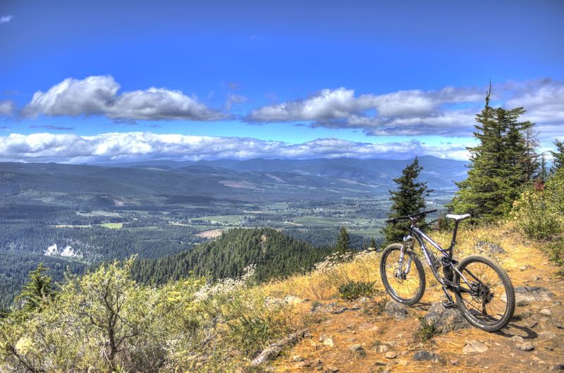 Nice view from the lookout on Surveyor's Ridge Trail.