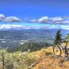 Nice view from the lookout on Surveyor's Ridge Trail.