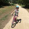 The "Backbone" trail is flat and great for a family ride!