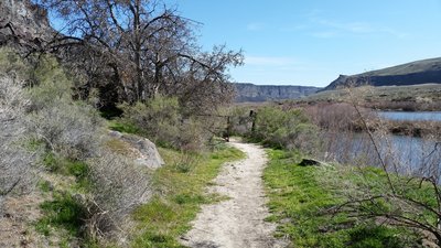 Gate on the Halverson Lake Trail.