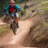 David Stiles finds just the right amount of pop on the Kleeway trail in Post Canyon, OR.