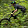 A racer pedals hard through the upper Ken A (170) during day one of the Cascadia Dirt Cup.
