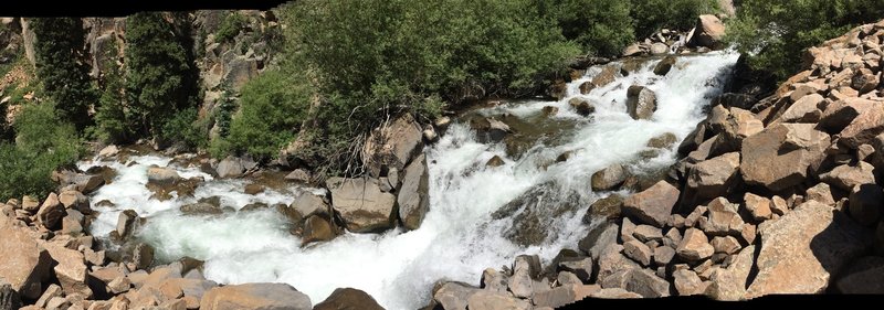 Nice area to take a break along Indian Creek Road heading up to Doctor Park.