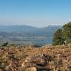 The view looking into Ogden Valley and Pineview Reservoir.